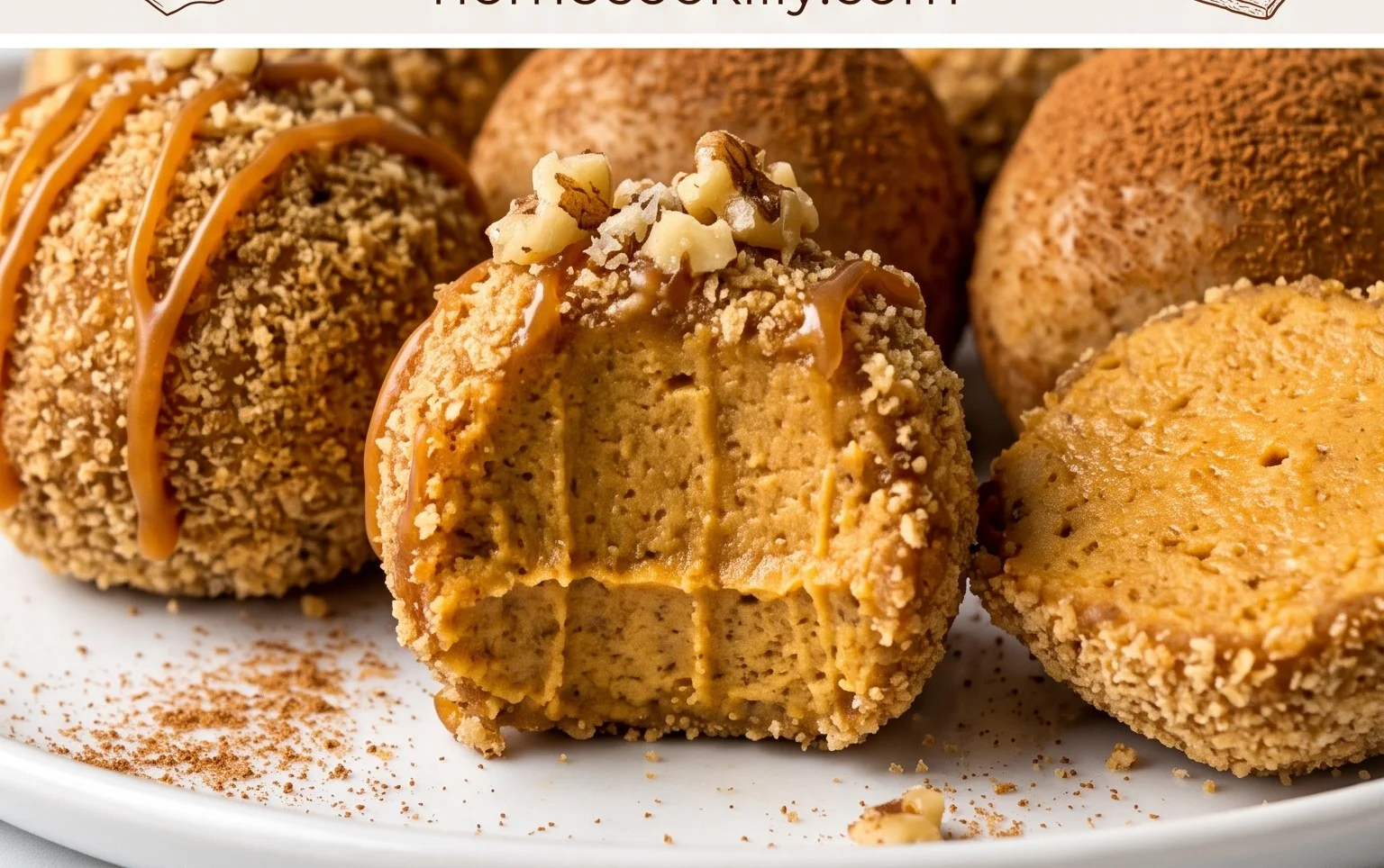 Pumpkin Cheesecake Truffles