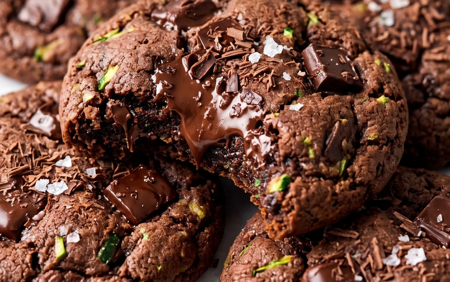 Triple Chocolate Zucchini Cookies
