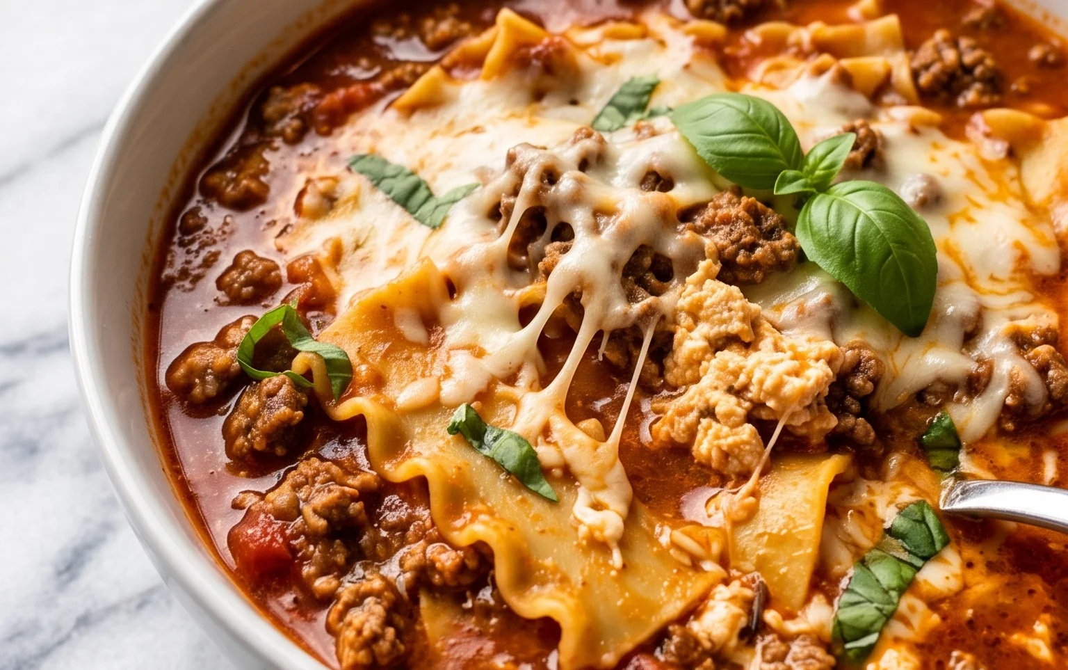Soupe Lasagnes Facile: Réconfort Express en Bol